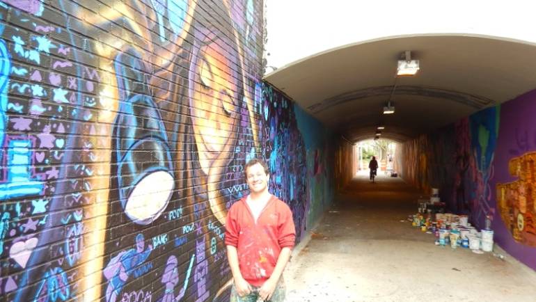 Wonderful Murals at the Cross Island Underpass Completed